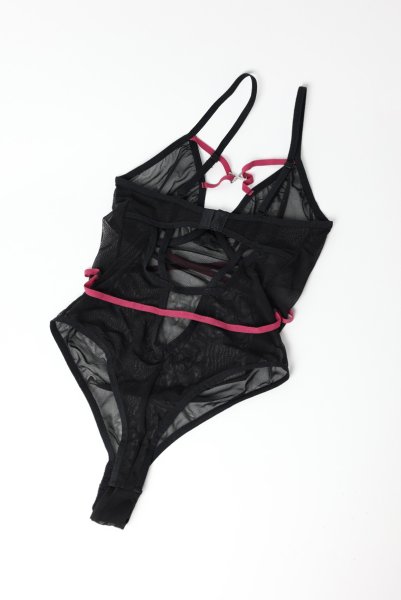 画像10: Novenes  teddy | テディ(ワイヤーあり・シースルー・ブラック)  | Obsessive 高級Sexyランジェリー【即日発送・サイズ交換NG・メール便対象】輸入下着・ランジェリー    (10)