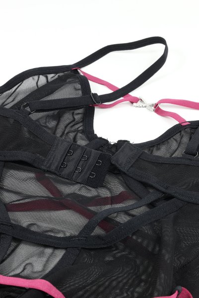 画像13: Novenes  teddy | テディ(ワイヤーあり・シースルー・ブラック)  | Obsessive 高級Sexyランジェリー【即日発送・サイズ交換NG・メール便対象】輸入下着・ランジェリー    (13)