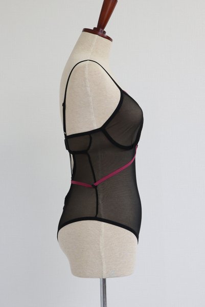 画像19: Novenes  teddy | テディ(ワイヤーあり・シースルー・ブラック)  | Obsessive 高級Sexyランジェリー【即日発送・サイズ交換NG・メール便対象】輸入下着・ランジェリー    (19)