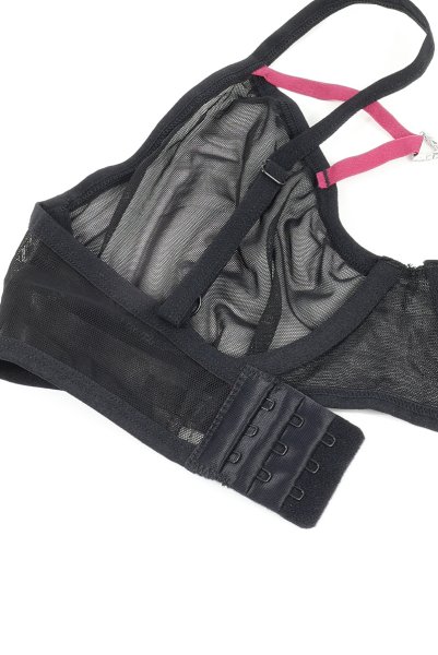 画像13: Novenes 3-pcs set|ブラ&ガーターベルト&タンガ3点セット(ワイヤーあり・シースルー・ブラック) | Obsessive 高級Sexyランジェリー【即日発送・サイズ交換NG・メール便対象】輸入下着・ランジェリー   (13)