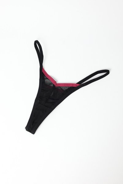 画像14: Novenes 3-pcs set|ブラ&ガーターベルト&タンガ3点セット(ワイヤーあり・シースルー・ブラック) | Obsessive 高級Sexyランジェリー【即日発送・サイズ交換NG・メール便対象】輸入下着・ランジェリー   (14)