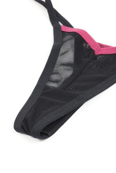 画像16: Novenes 3-pcs set|ブラ&ガーターベルト&タンガ3点セット(ワイヤーあり・シースルー・ブラック) | Obsessive 高級Sexyランジェリー【即日発送・サイズ交換NG・メール便対象】輸入下着・ランジェリー   (16)