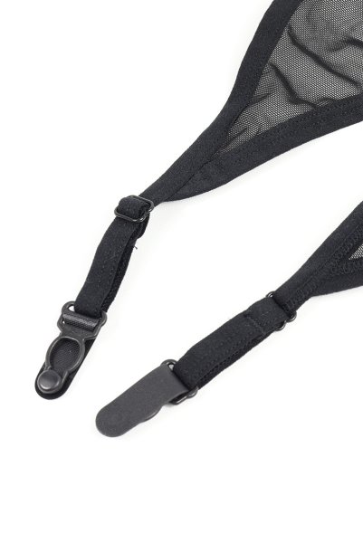 画像21: Novenes 3-pcs set|ブラ&ガーターベルト&タンガ3点セット(ワイヤーあり・シースルー・ブラック) | Obsessive 高級Sexyランジェリー【即日発送・サイズ交換NG・メール便対象】輸入下着・ランジェリー   (21)