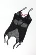 画像6: Novenes corset| ガーターベルト付きコルセット＆タンガ2点セット（ワイヤーあり・ブラック）   | 高級Sexyランジェリー Obsessive【即日発送・サイズ交換NG・メール便対象】輸入下着・ランジェリー   (6)