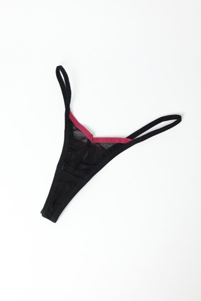 画像13: Novenes corset| ガーターベルト付きコルセット&タンガ2点セット(ワイヤーあり・ブラック)   | 高級Sexyランジェリー Obsessive【即日発送・サイズ交換NG・メール便対象】輸入下着・ランジェリー   (13)