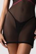 画像7: Novenes chemise  |スリップドレス＆タンガ（ワイヤーあり・シースルー・ブラック） | Obsessive 高級Sexyランジェリー【即日発送・サイズ交換NG・メール便対象】輸入下着・ランジェリー   (7)