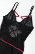 画像10: Novenes chemise  |スリップドレス＆タンガ（ワイヤーあり・シースルー・ブラック） | Obsessive 高級Sexyランジェリー【即日発送・サイズ交換NG・メール便対象】輸入下着・ランジェリー   (10)