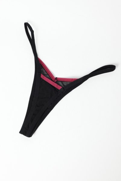 画像16: Novenes chemise  |スリップドレス&タンガ(ワイヤーあり・シースルー・ブラック) | Obsessive 高級Sexyランジェリー【即日発送・サイズ交換NG・メール便対象】輸入下着・ランジェリー   (16)