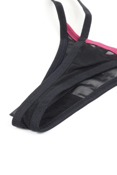 画像17: Novenes chemise  |スリップドレス&タンガ(ワイヤーあり・シースルー・ブラック) | Obsessive 高級Sexyランジェリー【即日発送・サイズ交換NG・メール便対象】輸入下着・ランジェリー   (17)