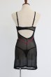 画像19: Novenes chemise  |スリップドレス＆タンガ（ワイヤーあり・シースルー・ブラック） | Obsessive 高級Sexyランジェリー【即日発送・サイズ交換NG・メール便対象】輸入下着・ランジェリー   (19)