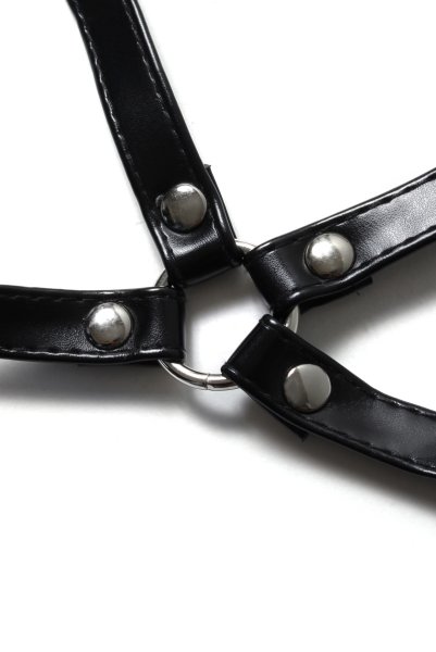 画像13: A740 harness bra | ハーネスブラ・フェイクレザー・ボンテージ   | 高級Sexyランジェリー Obsessive (13)