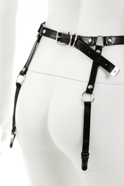 画像12: A741 garter belt | ガーターベルト・フェイクレザー・ボンテージ   | 高級Sexyランジェリー Obsessive (12)