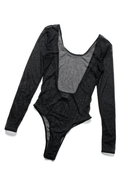 画像14: B124 teddy | 長袖テディ・黒・ボディブリファー   | 高級Sexyランジェリー Obsessive (14)