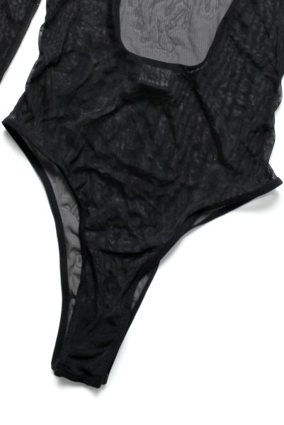 画像12: B124 teddy | 長袖テディ・黒・ボディブリファー   | 高級Sexyランジェリー Obsessive (12)