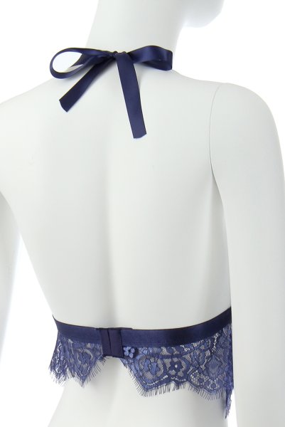 画像14: Flowlace set | ブラレット＆タンガセット・ノンパテッドブラ・グラマーさん向け・Tバック・ブルー   | 高級Sexyランジェリー Obsessive (14)