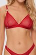 画像5: Crimessa 2-pcs set｜ブラ＆タンガ2点セット（ワイヤーなし・シースルー・レッド） | Obsessive 高級Sexyランジェリー【即日発送・サイズ交換NG・メール便対象】輸入下着・ランジェリー   (5)