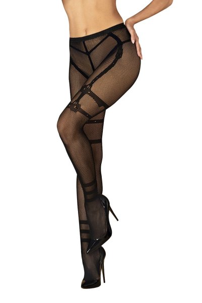 画像4: S123 Tights | ストッキング・クロッチレス・ブラック   |  obsessive 高級Sexyランジェリー (4)