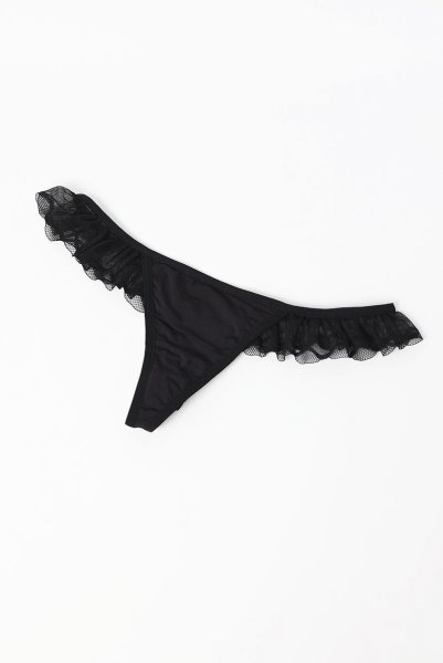 画像16: Stelisa 2-pcs set | ブラ&ショーツ 2点セット(ワイヤーあり・シースルー・レース・ブラック)| Obsessive 高級Sexyランジェリー【即日発送・サイズ交換NG】※メール便対象商品※輸入下着・ランジェリー   (16)