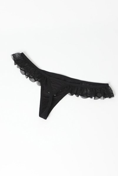 画像17: Stelisa 2-pcs set | ブラ&ショーツ 2点セット(ワイヤーあり・シースルー・レース・ブラック)| Obsessive 高級Sexyランジェリー【即日発送・サイズ交換NG】※メール便対象商品※輸入下着・ランジェリー   (17)