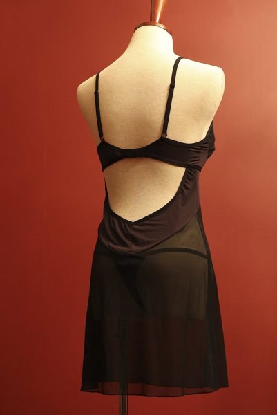 画像18: Stelisa chemise  |スリップドレス&タンガ(ワイヤーあり・シースルー・レース・ブラック) | Obsessive 高級Sexyランジェリー【即日発送・サイズ交換NG】※メール便対象商品※輸入下着・ランジェリー   (18)