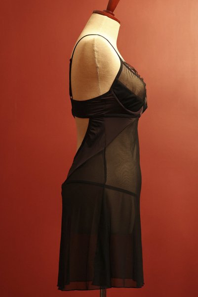 画像19: Stelisa chemise  |スリップドレス&タンガ(ワイヤーあり・シースルー・レース・ブラック) | Obsessive 高級Sexyランジェリー【即日発送・サイズ交換NG】※メール便対象商品※輸入下着・ランジェリー   (19)