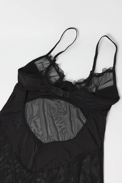 画像10: Stelisa chemise  |スリップドレス&タンガ(ワイヤーあり・シースルー・レース・ブラック) | Obsessive 高級Sexyランジェリー【即日発送・サイズ交換NG】※メール便対象商品※輸入下着・ランジェリー   (10)