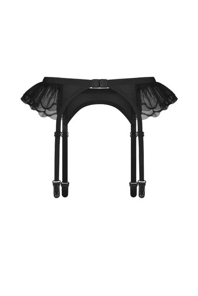 画像2: Stelisa garter | ガーターベルト(シースルー・レース・ブラック)  | Obsessive 高級Sexyランジェリー 【即日発送・サイズ交換NG】※メール便対象※輸入下着・ランジェリー   (2)