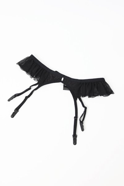画像7: Stelisa garter | ガーターベルト(シースルー・レース・ブラック)  | Obsessive 高級Sexyランジェリー 【即日発送・サイズ交換NG】※メール便対象※輸入下着・ランジェリー   (7)