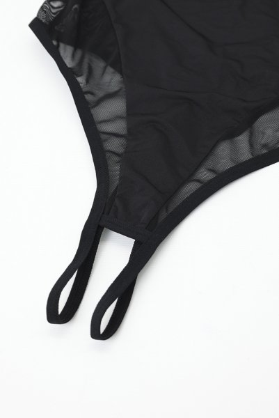 画像12: Stelisa crotchless teddy | テディ(ワイヤーあり・シースルー・レース・オープンクロッチ・ブラック)  | Obsessive 高級Sexyランジェリー【即日発送・サイズ交換NG】輸入下着・ランジェリー    (12)