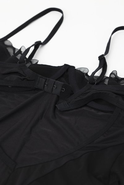 画像13: Stelisa crotchless teddy | テディ(ワイヤーあり・シースルー・レース・オープンクロッチ・ブラック)  | Obsessive 高級Sexyランジェリー【即日発送・サイズ交換NG】輸入下着・ランジェリー    (13)