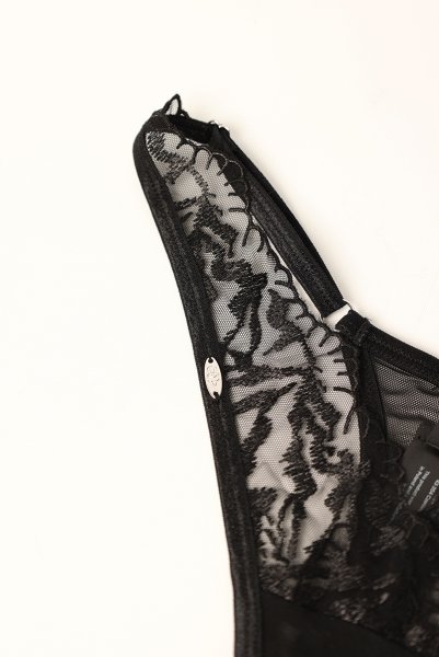 画像13: Arrowel BK crl-thong |クロッチレスタンガ（オープンクロッチ・レース・シースルー・ブラック） | Obsessive 高級Sexyランジェリー【即日発送・サイズ交換NG・メール便対象】輸入下着・ランジェリー   (13)