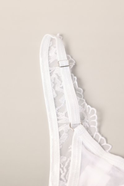 画像15: Arrowel WH crl-thong |クロッチレスタンガ（オープンクロッチ・レース・シースルー・ホワイト） | Obsessive 高級Sexyランジェリー【即日発送・サイズ交換NG・メール便対象】輸入下着・ランジェリー   (15)