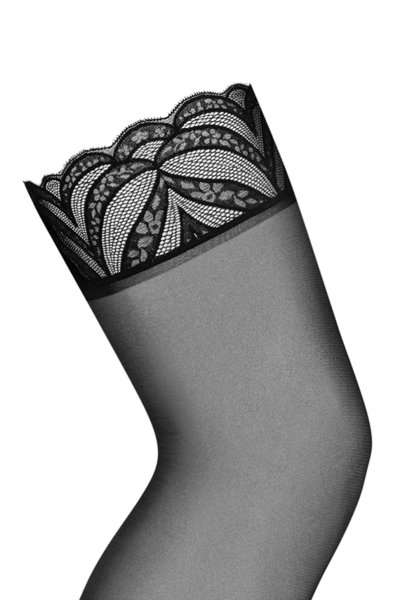 画像3: Lecille stockings|ガーターストッキング （肌側シリコンなし・ブラック）| Obsessive 高級Sexyランジェリー【即日発送・サイズ交換NG・メール便対象】輸入下着・ランジェリー   (3)