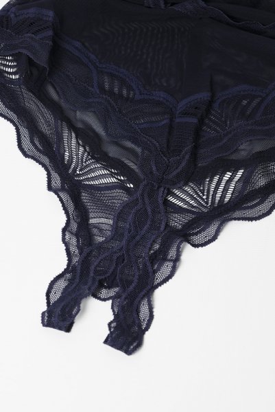 画像15: Nightly Blue teddy | テディ(ワイヤーあり・シースルー・ネイビー)  | Obsessive 高級Sexyランジェリー【即日発送・サイズ交換NG】※メール便対象商品※輸入下着・ランジェリー    (15)