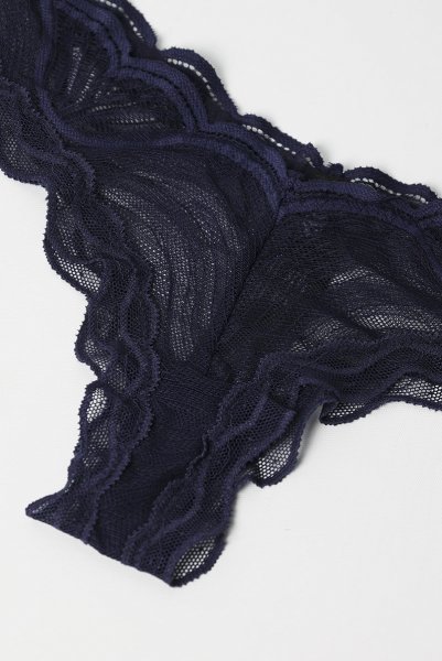 画像17: Nightly Blue 3-pcs set  |ブラ&ガーターベルト&タンガ3点セット(ワイヤーあり・シースルー・ネイビー) | Obsessive 高級Sexyランジェリー【即日発送・サイズ交換NG】※メール便対象商品※輸入下着・ランジェリー   (17)