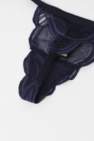 画像16: Nightly Blue chemise  |スリップドレス&タンガ(ワイヤーあり・シースルー・ネイビー) | Obsessive 高級Sexyランジェリー【即日発送・サイズ交換NG】※メール便対象商品※輸入下着・ランジェリー   (16)