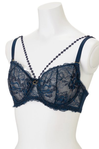 画像8: 【30%OFF】HEAVEN soft  | 一枚レース・パッドなし・ワイヤーブラ・3/4カップ | Sawren サブレン (8)