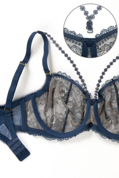 画像14: 【30%OFF】HEAVEN soft  | 一枚レース・パッドなし・ワイヤーブラ・3/4カップ | Sawren サブレン (14)