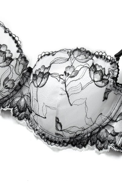 画像12: 【30%OFF】BOUNTY soft  | 一枚レース・パッドなし・ワイヤーブラ・3/4カップ | Sawren サブレン (12)