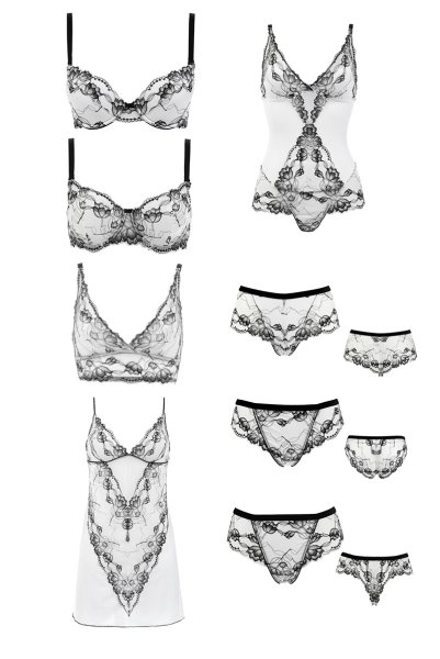 画像18: 【30%OFF】BOUNTY soft  | 一枚レース・パッドなし・ワイヤーブラ・3/4カップ | Sawren サブレン (18)