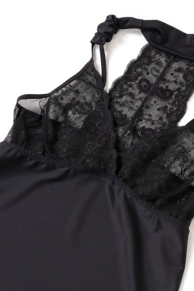 画像11: 【30%OFF】EBONY night set  | ナイトセット・キャミソール&ショーツ・シースルー | Sawren サブレン (11)