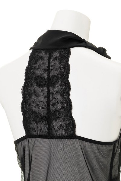 画像12: 【30%OFF】EBONY night set  | ナイトセット・キャミソール&ショーツ・シースルー | Sawren サブレン (12)