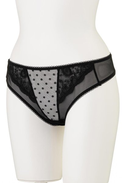 画像9: 【30%OFF】EBONY thong  | タンガ・Tバック・シースルー  | Sawren サブレン (9)