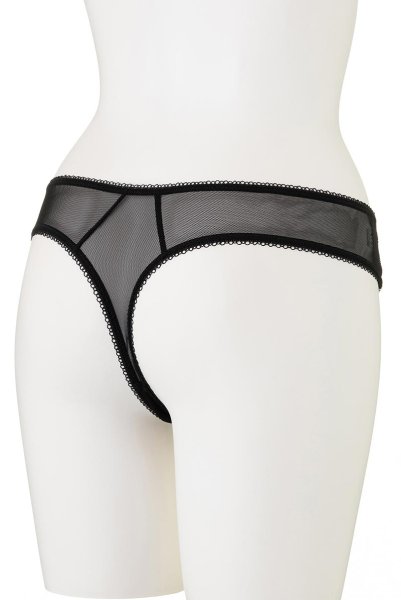 画像10: 【30%OFF】EBONY thong  | タンガ・Tバック・シースルー  | Sawren サブレン (10)