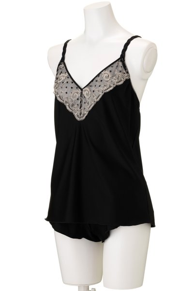 画像6: 【30%OFF】PRALINA night set  | ナイトセット・キャミソール&ショーツ・シースルー | Sawren サブレン (6)