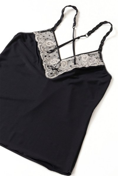 画像8: 【30%OFF】PRALINA night set  | ナイトセット・キャミソール&ショーツ・シースルー | Sawren サブレン (8)