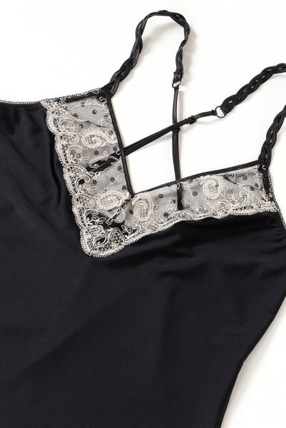 画像9: 【30%OFF】PRALINA night set  | ナイトセット・キャミソール&ショーツ・シースルー | Sawren サブレン (9)