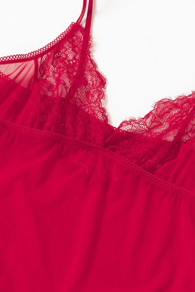 画像11: 【30%OFF】SCANDAL night set  | ナイトセット・キャミソール&ショーツ・シースルー | Sawren サブレン (11)