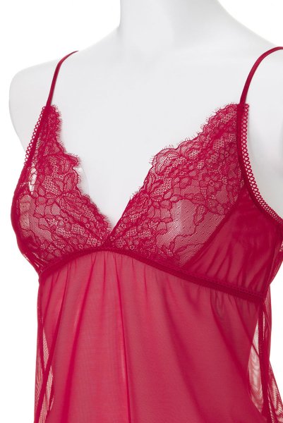 画像12: 【30%OFF】SCANDAL night set  | ナイトセット・キャミソール&ショーツ・シースルー | Sawren サブレン (12)