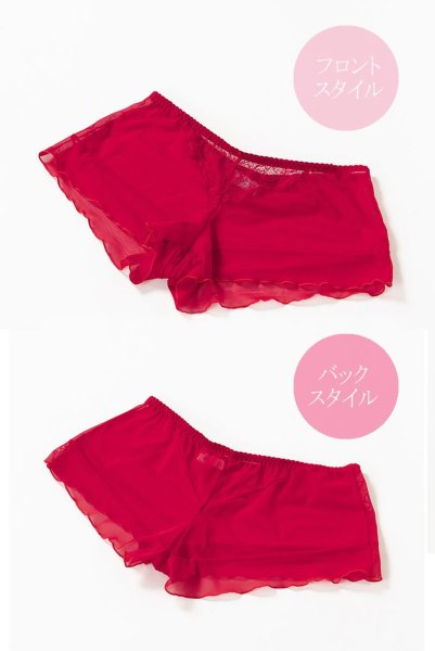 画像13: 【30%OFF】SCANDAL night set  | ナイトセット・キャミソール&ショーツ・シースルー | Sawren サブレン (13)